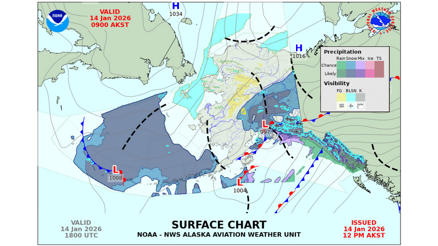 Alaska weather charts upgraded