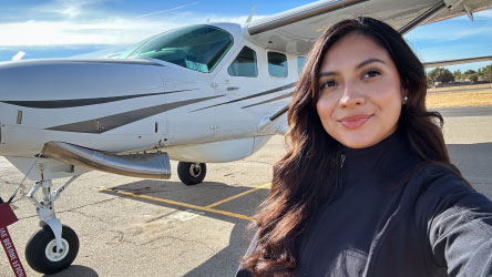 CAU grad found her dream career in corporate aviation
