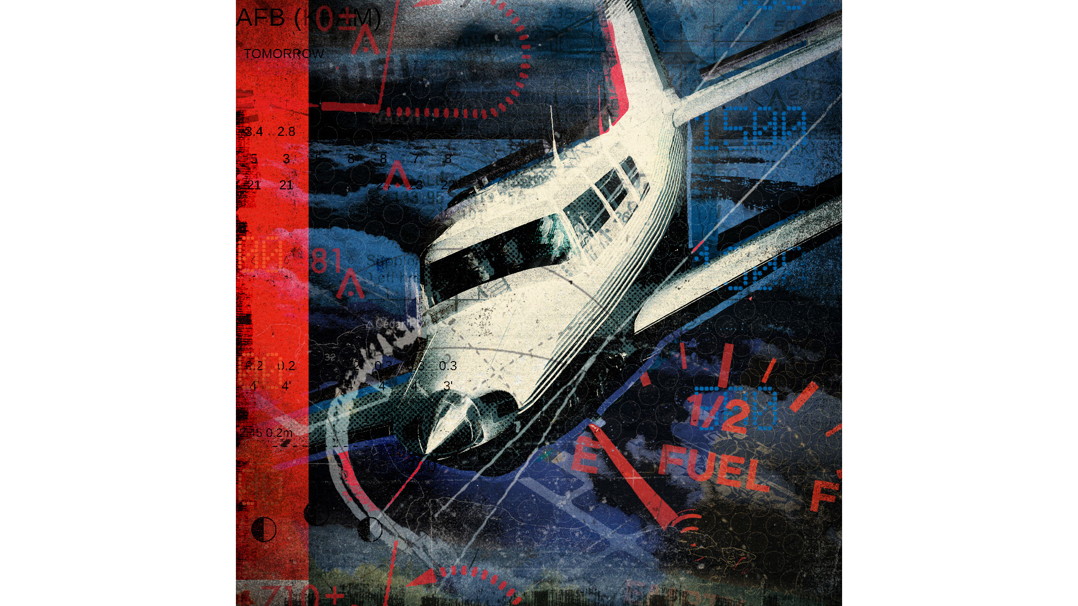 Approaching on fumes