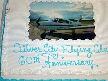 Silver City Anniversary Cake